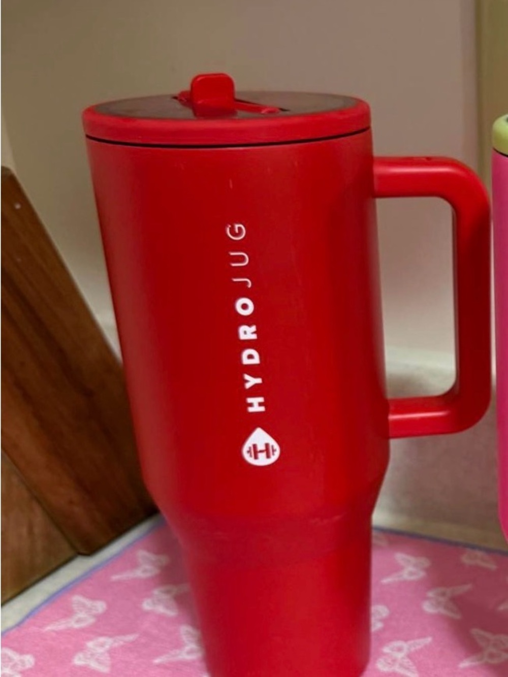HydroJug Red Insulated Handle Tumbler